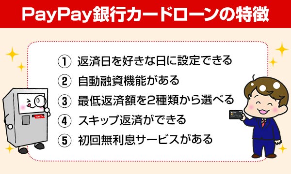 PayPay銀行カードローンの特徴